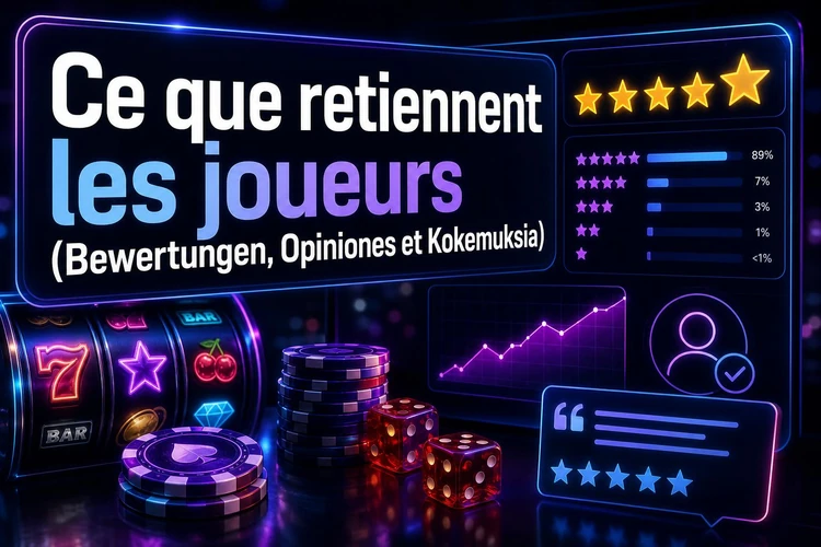 Ce que retiennent les joueurs (Bewertungen, Opiniones et Kokemuksia)