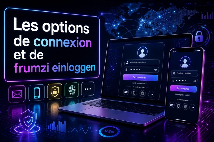 Les options de connexion et de frumzi einloggen