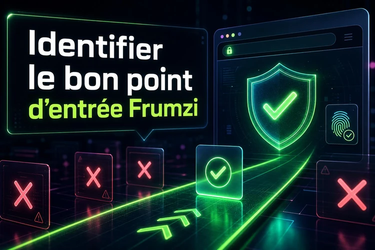 Identifier le bon point d’entrée Frumzi