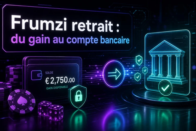 Frumzi retrait: du gain au compte bancaire